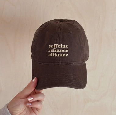 ‘Caffeine Reliance Alliance’ Cotton Baseball Cap
