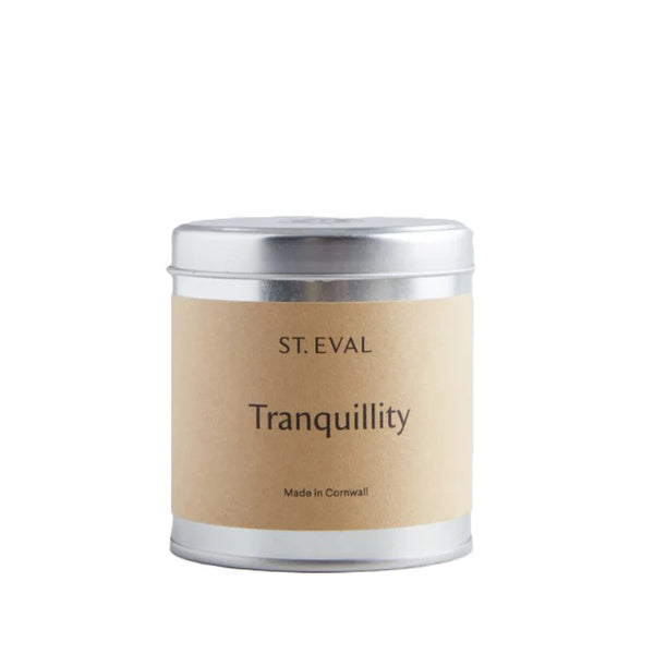 St. Eval Tranquillity Scented Tin Candle Nest Gifts Rhiwbina Cardiff
