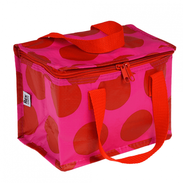 Spotlight Red on Pink Insulated Lunch Bag Nest Gift Shop Cardiff