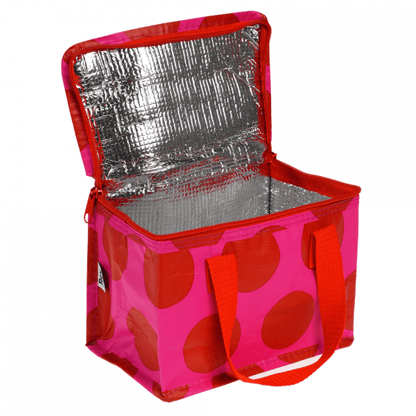 Spotlight Red on Pink Insulated Lunch Bag Nest Gift Shop Cardiff