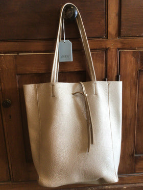 Large Soft Shopper Bag - Gold