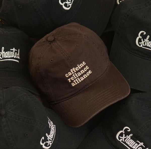 ‘Caffeine Reliance Alliance’ Cotton Baseball Cap