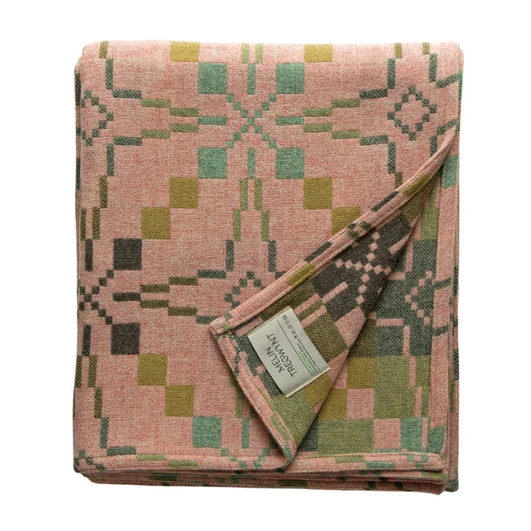 Melin Tregwynt Vintage Blossom Star Throw Blanket Nest Cardiff