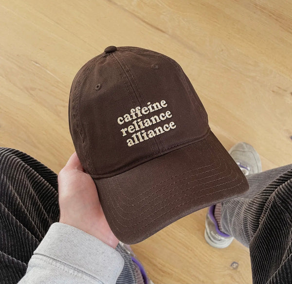 ‘Caffeine Reliance Alliance’ Cotton Baseball Cap