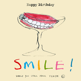 Birthday Teeth Greetings Card