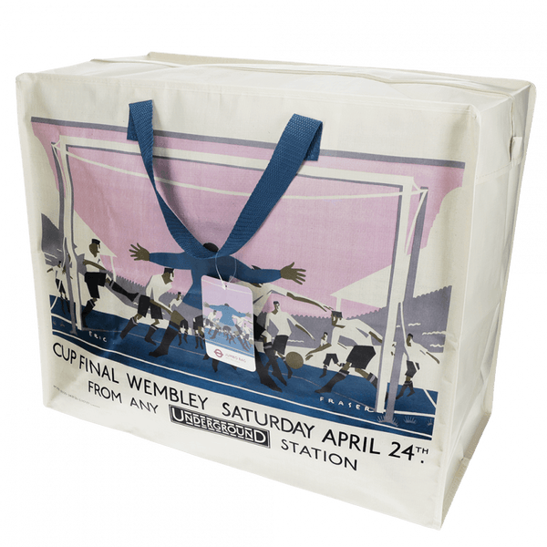 Jumbo storage bag - TfL Vintage Poster "Cup Final"