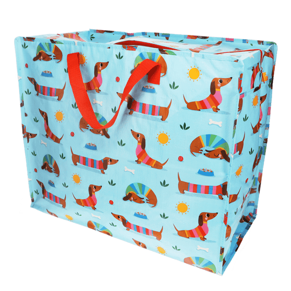 Jumbo Storage Bag - Sunny Sausage Dog