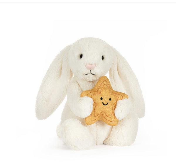 Cream Bunny with Star