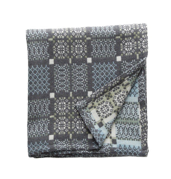 Melin Tregwynt Bluestone Knot Garden Blanket Throw Nest Cardiff