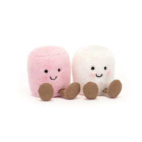 Jellycat Amuseable Pink and White Marshmallows Plush Toy Nest Cardiff