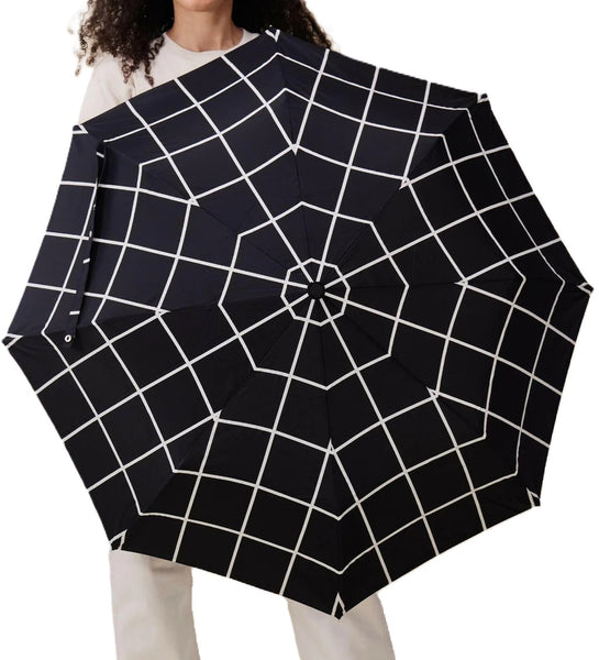 Original Duckhead Black Grid Umbrella Nest Vintage Rhiwbina Cardiff