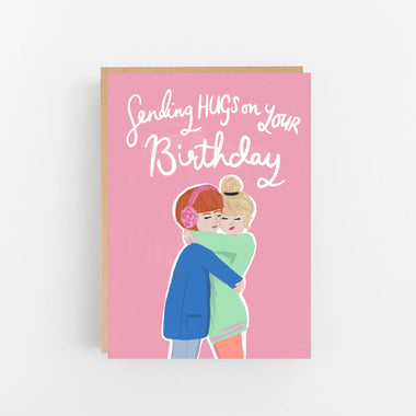 Lomond Paper Company Sending Hugs on Your Birthday Card Nest Rhiwbina Cardiff