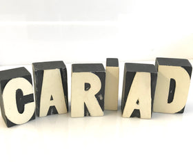 CARIAD Wooden Letters