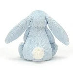 Jellycat Bashful Blue Bunny Rattle Plush Toy Nest Vintage Cardiff