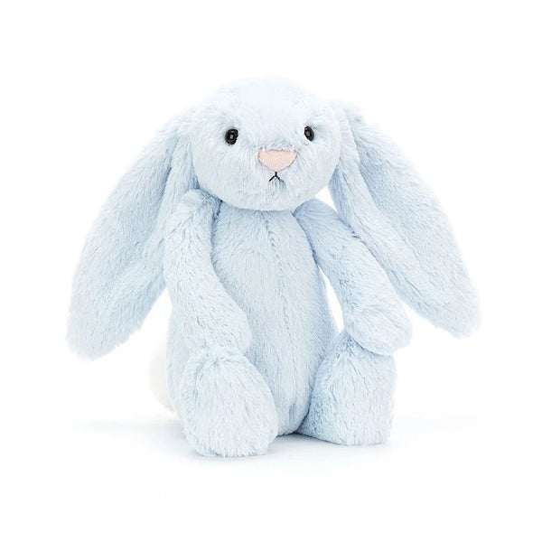 Jellycat Bashful Medium Blue Bunny Soft Plush Cuddly Toy Nest Cardiff